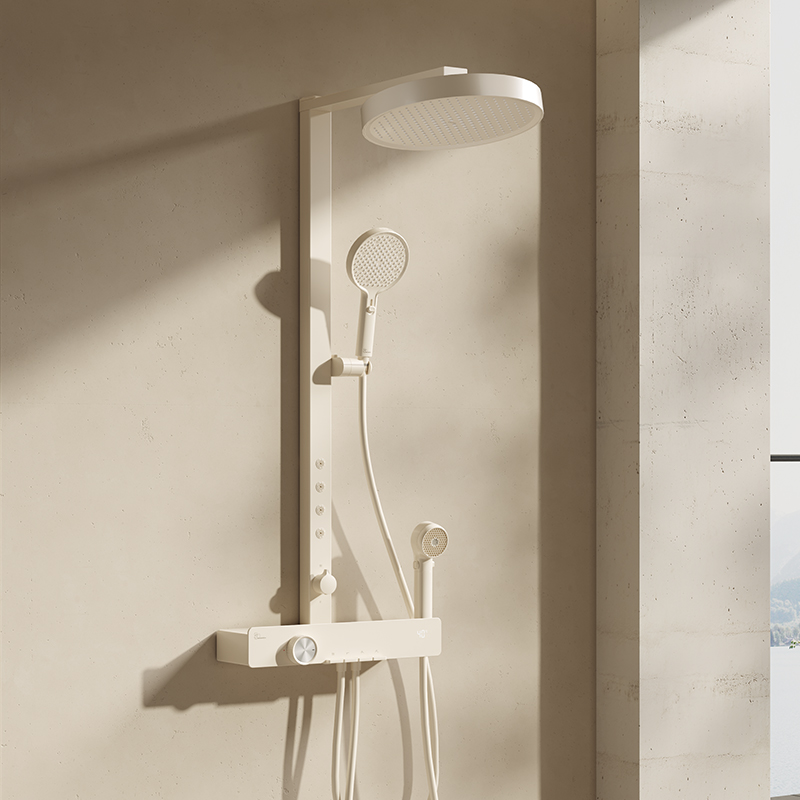 帝王洁具淋浴花洒套装大置物台增压沐浴洗澡淋浴器TC24034