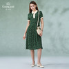乔万尼夏季新款真丝连衣裙拼色舒适减龄通勤百搭EI2E868 商品缩略图3