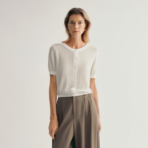 【商场同款】麦檬毛衫开衫5F4131501 商品图0