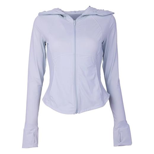 【限时秒】YOGACODE【火树银花系列】冰感修身连帽防晒衣女防紫外线轻塑皮肤衣外套DWN115010 商品图4