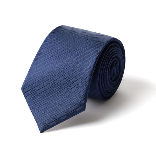 【婚礼季】柒牌男装真丝领带配饰商务正装条纹百搭西装衬衫领手打领带礼盒装129F70160 商品图4