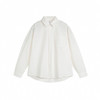 丁摩 春秋季复古长袖衬衫男女款纯色宽松翻领衬衣简约时尚上衣5ZF-001 商品缩略图5