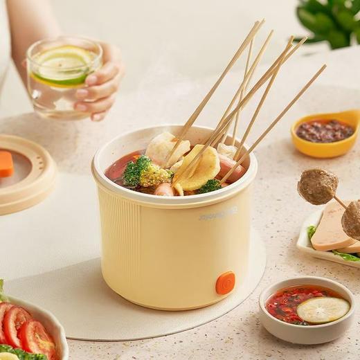 九阳正品家用多功能泡面电煮电锅宿舍电火锅便携学生宿舍面锅单人 商品图0