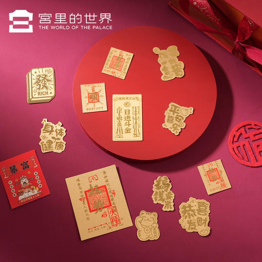 【手机贴】 好运足金金箔手机贴 商品图2