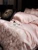 自然醒千帧锦丝缎提花镂空纯色四件套高端真丝棉贡缎别墅风凉感冰丝滑床上用品KY 商品缩略图6