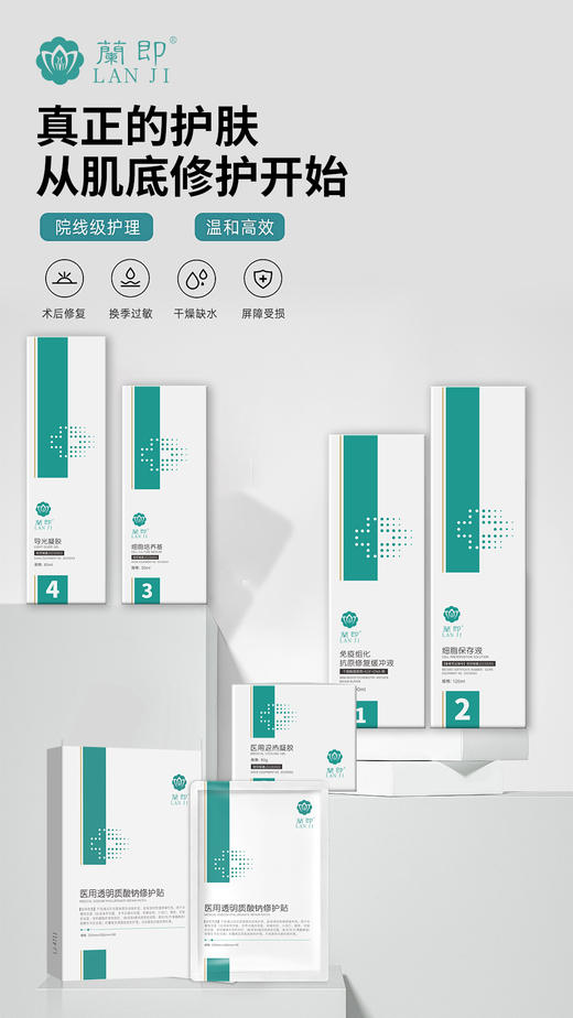 蘭即-屏障修护家族医用客装  免疫组化抗原修复缓冲液/细胞保存液/细胞培养基/导光凝胶/退热凝胶（客装） 商品图9