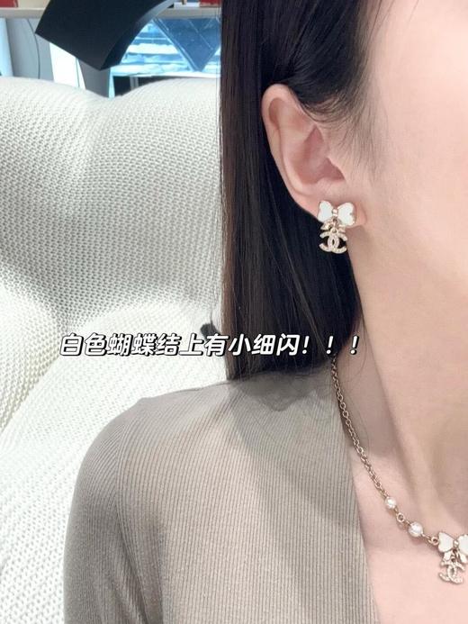 CHANEL香奈儿白结吊c耳钉/项链（XTY） 商品图3