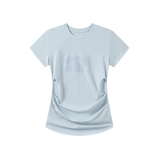 CryingCenter2025新配色凉感系列天丝莫代尔渐变logo褶皱收腰上衣 商品图11