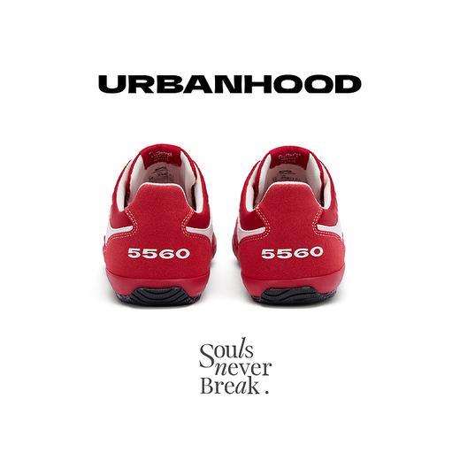 URBANHOOD 5560红色复古薄底赛车鞋德训鞋2.0 商品图3