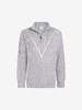 Varley - Calva Knit - Pearl Blue - 女装 - 半拉链卫衣 - 珍珠蓝 商品缩略图0
