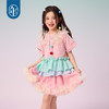 年衣童2025夏季新款甜美公主新中式蓬蓬裙A字裙遇见布朗短裙 商品缩略图0
