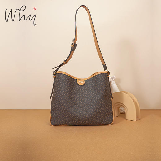 Why大容量水桶包2025春夏新款托特包Hobo女包轻奢休闲通勤单肩包YAP11446 商品图3