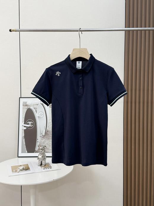 点此购买 迪桑特夏季女士短袖翻领运动风polo衫 qk 313848 商品图2