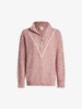 Varley - Calva Knit - Pale Mauve - 女装 - 半拉链卫衣 - 浅豆沙色 商品缩略图0