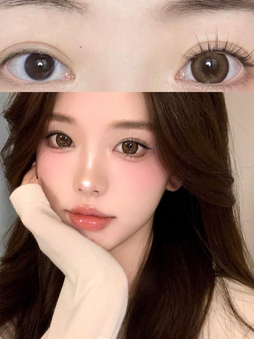 【瓶装】水呼吸·14.5大直径年抛度数新款冰点朗姆0-1000 ~美瞳 商品图2