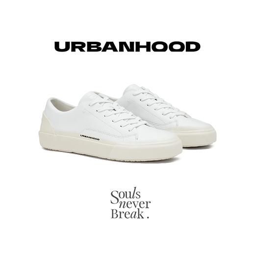 URBANHOOD 5050系列休闲板鞋防滑耐磨轻运动男女同款小白鞋 商品图0