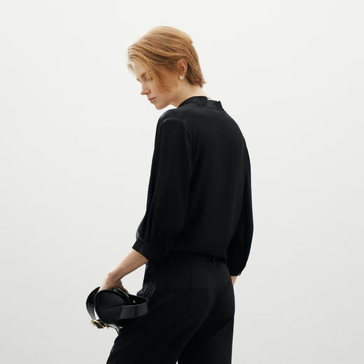 【商场同款】麦檬亲肤柔软桑蚕丝衬衫5F4120841 商品图4