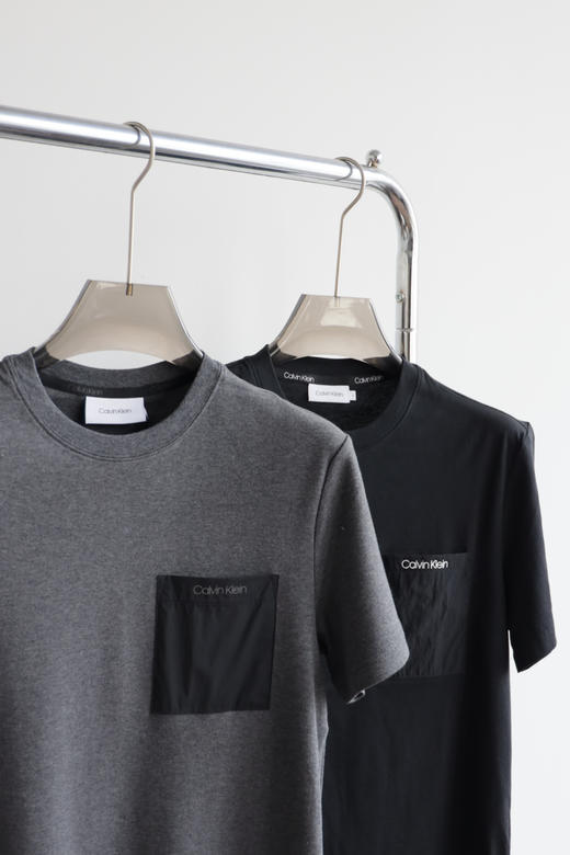 西K 元单 棉弹混纺 口袋T恤 TX426 商品图1