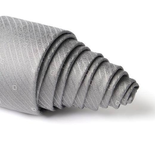 【婚礼季】柒牌男装配饰领带商务正装上班宴会结婚西装衬衫条纹真丝手打领带129F70170 商品图2