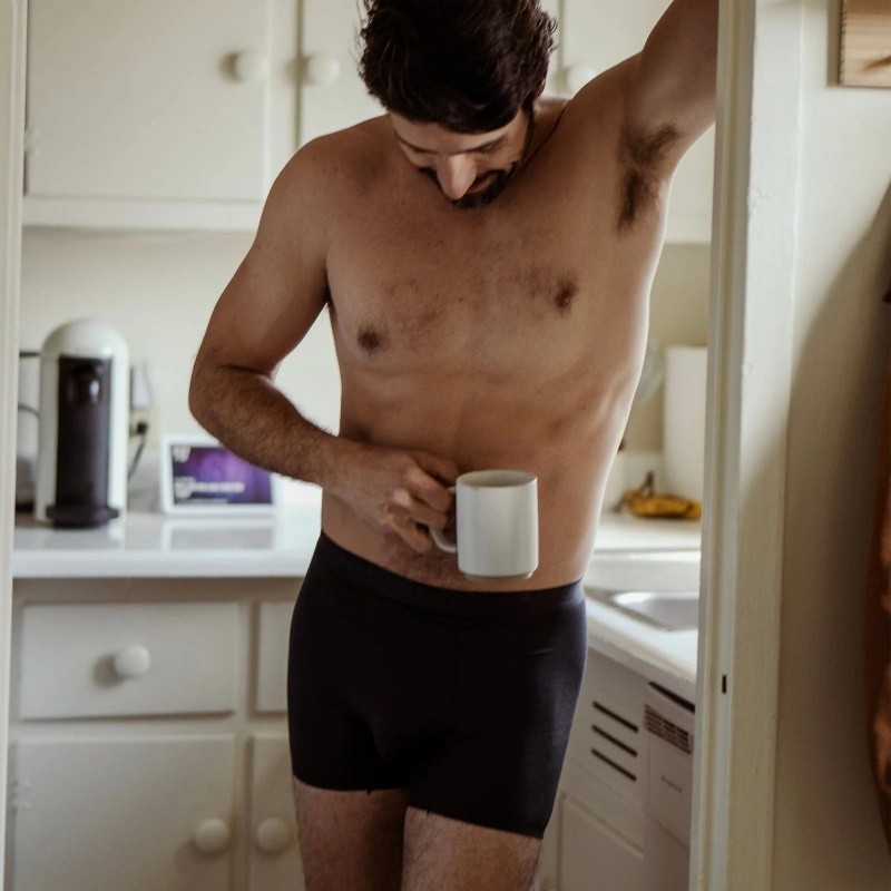 [59元 3条装]灰壳美利奴羊毛短裤户外运动打底裤内档羊毛平角短裤速干透气男士短裤