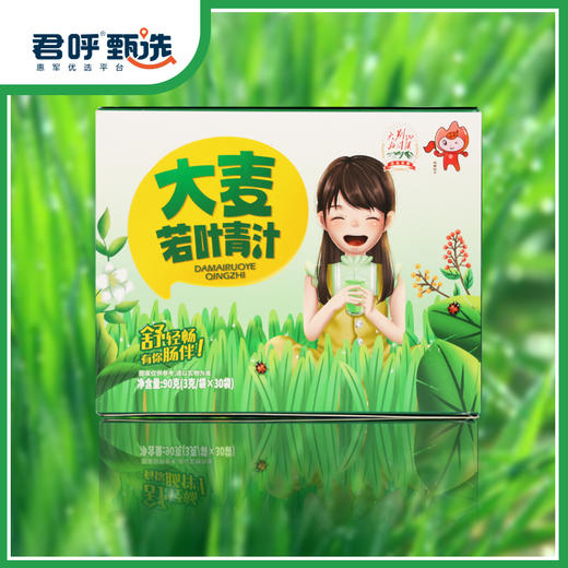 君呼甄选 大麦若叶青汁 一盒90克 商品图4