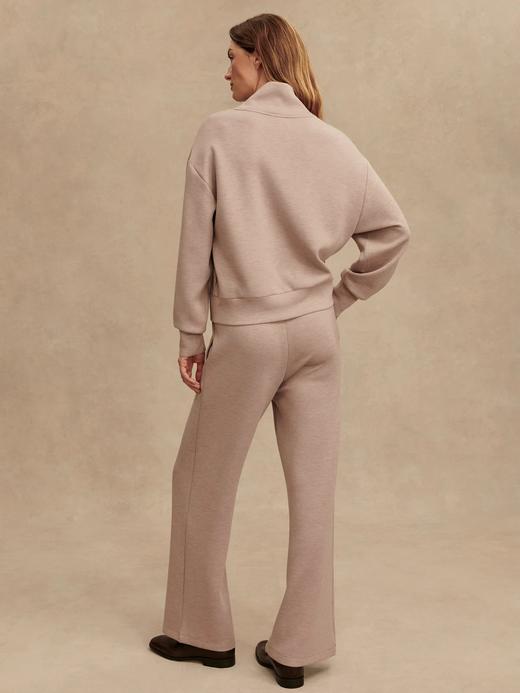 Varley - Davidson Sweat - Taupe Marl - 女装 - 半拉链卫衣 - 灰褐色 商品图2