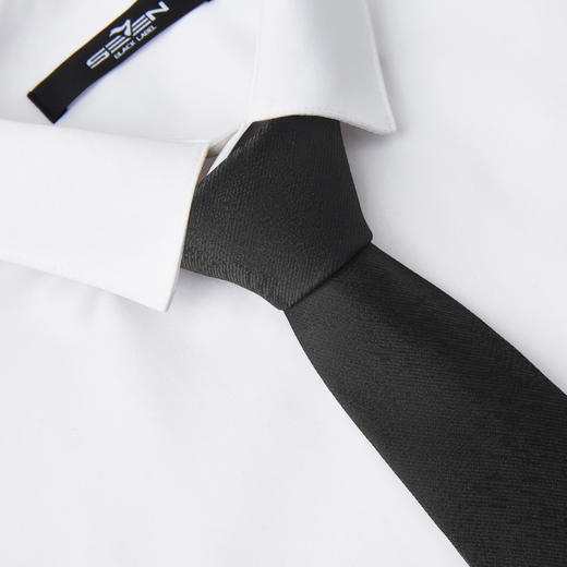 【婚礼季】柒牌男装配饰领带2025新款商务休闲箭头型西装正装领斜纹提花领带129F70060 商品图1