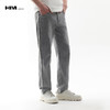HIM漢崇  复古做旧磨边牛仔裤时尚百搭直筒男士休闲长裤 2026春季 商品缩略图0