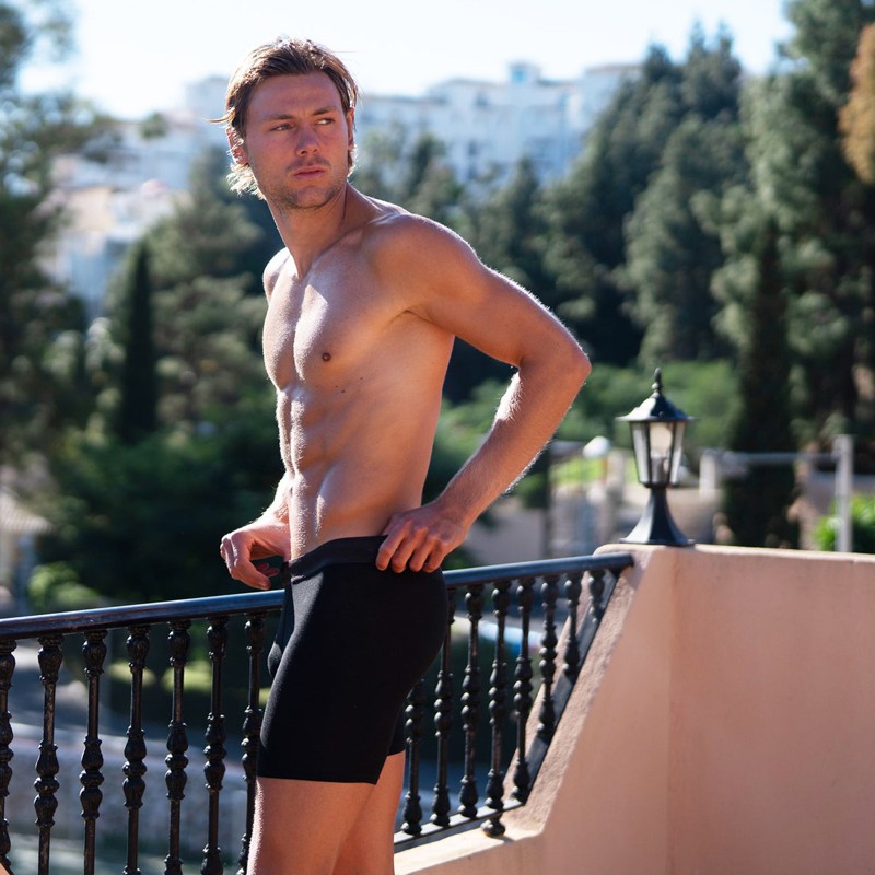 【59.7元3条装】灰壳美利奴羊毛短裤户外运动打底裤内档羊毛平角短裤速干透气男士短裤