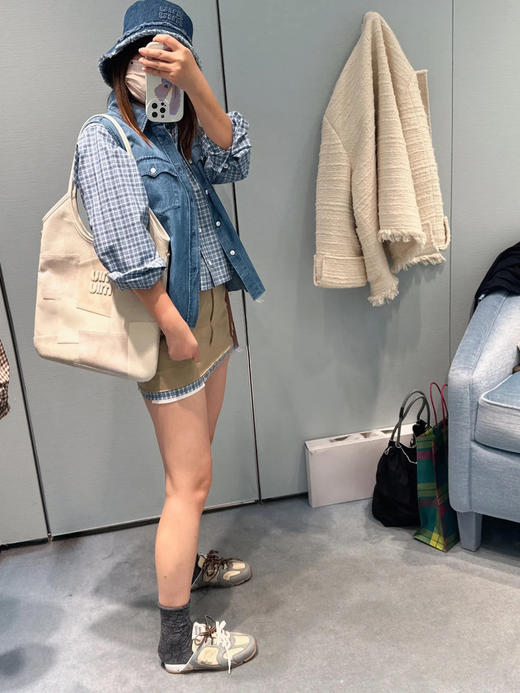 【高品质私服】【MU女士钱布雷无袖衬衫】春夏日穿着不闷汗、不束缚N1267-CC【无标出货 介意慎拍】 商品图4