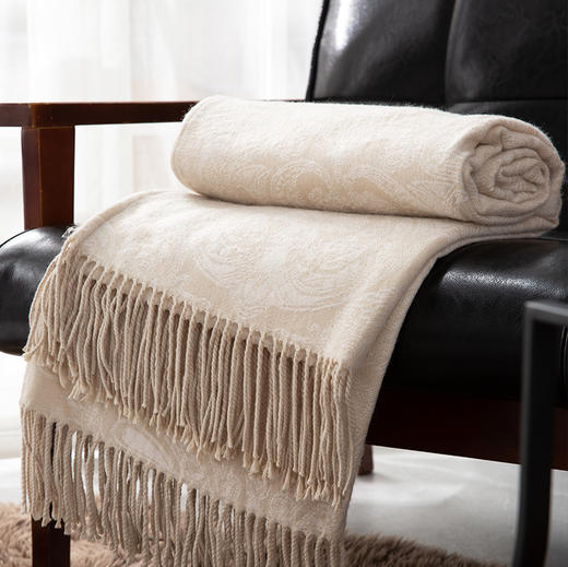 兰德Lund提花多用毯-杏 商品图2