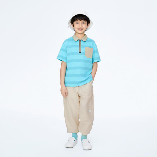 【实体店同款】男童全腰梭织单裤春季新款安奈儿童装AB516731 商品图3