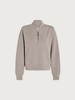 Varley - Davidson Sweat - Taupe Marl - 女装 - 半拉链卫衣 - 灰褐色 商品缩略图0