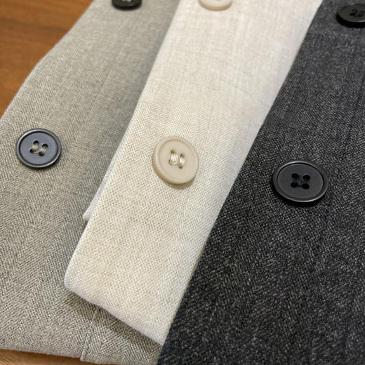 丁摩 绝！！搭什么look都是正经的TH~~爆通勤宽松圆领无袖西装马甲女春5ZF-3040 商品图2