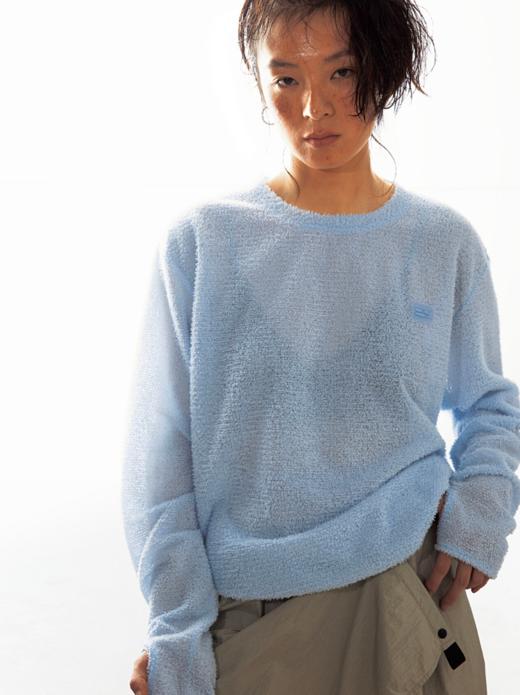 CryingCenter 雪花绒可收下摆长袖T恤 哭喊中心 商品图3