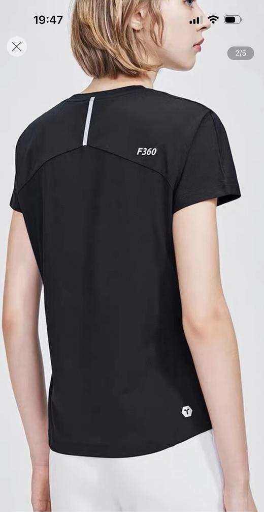 点此购买 迪桑特夏季经典款丝光棉小标女士速干短袖T恤 ly 313849 商品图6