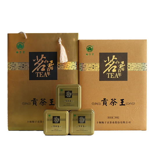 2025新茶 竹溪梅子贡茗香百年·贡茶王礼盒装 300g 商品图0