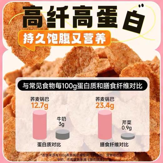 【1件起全国包邮】荞麦锅巴 无糖低脂卡非油炸（100g*1袋） 商品图1