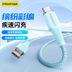 品胜 C to C 60W幻影系列快充线1.2米 支持苹果15快充/支持数据传输