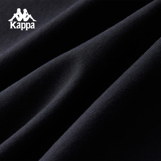 Kappa卡帕背靠背夏季2025新款透气运动长裤女针织九分裤束脚裤子K0F42CJ80 商品图3