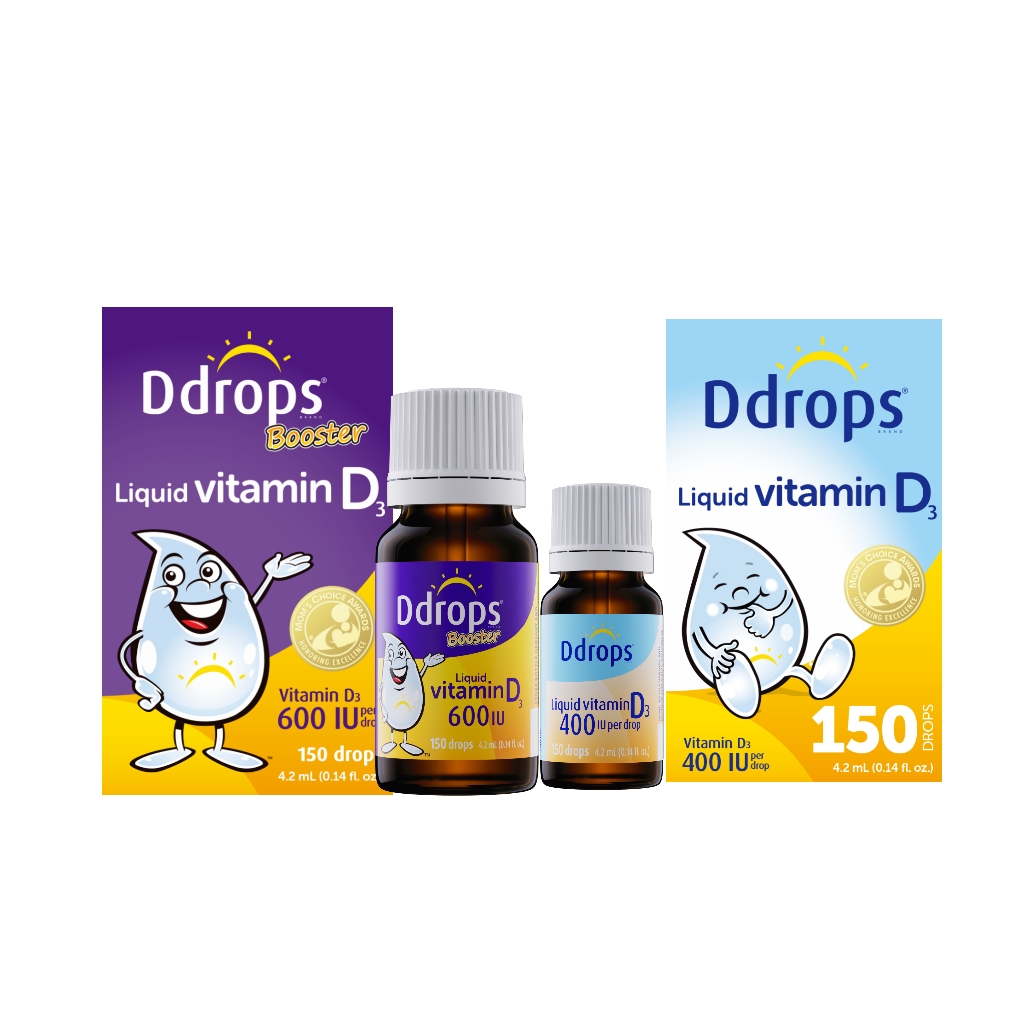 【大规格】滴卓思Ddrops维生素D3滴剂400IU/600U 150滴，每天1滴