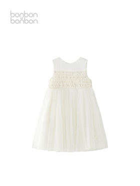 重工打揽波点礼服裙