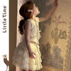 littletime女童半身裙2025夏款时尚洋气女宝蛋糕纱裙百搭蕾丝纱裙 商品缩略图3