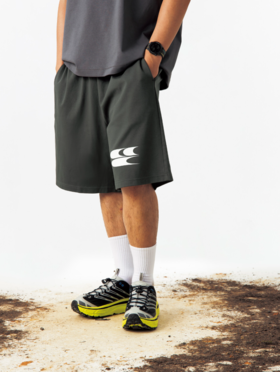 CryingCenter 经典基础五分宽松直筒logo卫裤短裤 哭喊中心