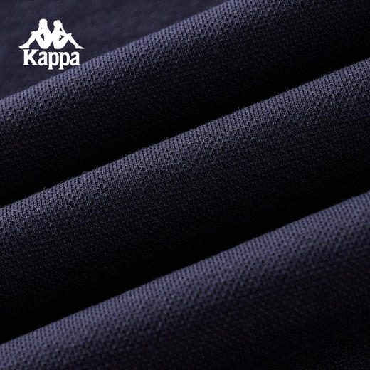 Kappa卡帕背靠背夏季运动短袖t恤男2025新款针织透气半袖休闲上衣K0F32TD15 商品图3