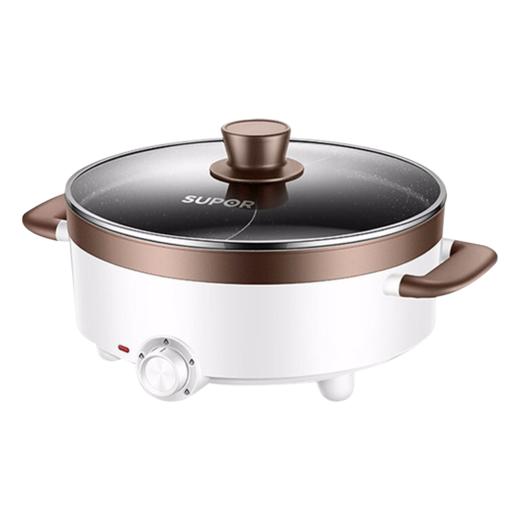 苏泊尔正品鸳鸯电火锅家用小型电热一体宿舍多功能大容量电热煮锅 商品图0