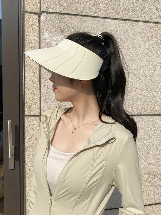 官网169！ 情侣款可折叠加大加宽遮阳帽UPF50防晒防紫外线凉皮空顶贝壳帽 商品图6