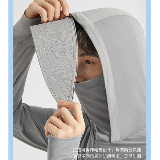 冰丝防晒衣女夏季户外轻薄款防紫外线防晒服男士钓鱼服皮肤衣外套1333S-CC 商品图3