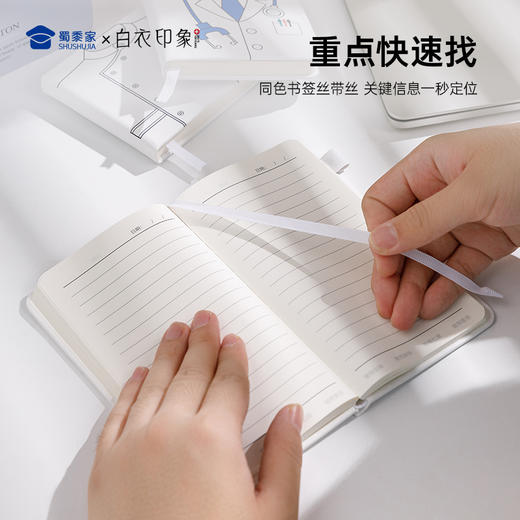 【实付满199送钥匙扣】【医护制服口袋本】PU封面办公用笔记本便携记事本 商品图6