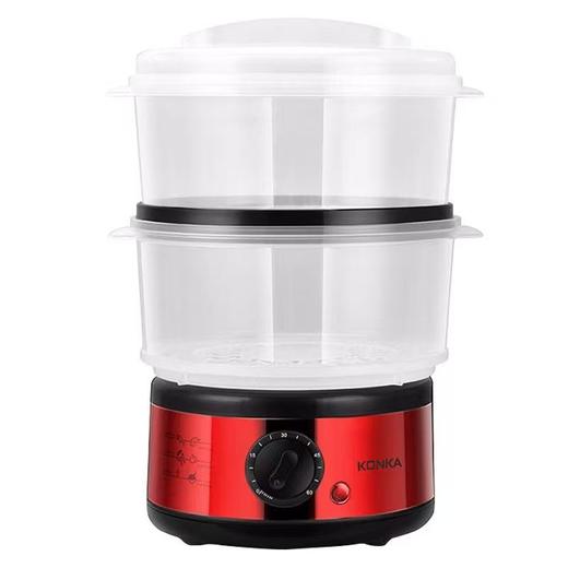 康佳双层电蒸锅家用厨房多功能蒸饭蒸菜锅全自动定时上汽快 商品图3